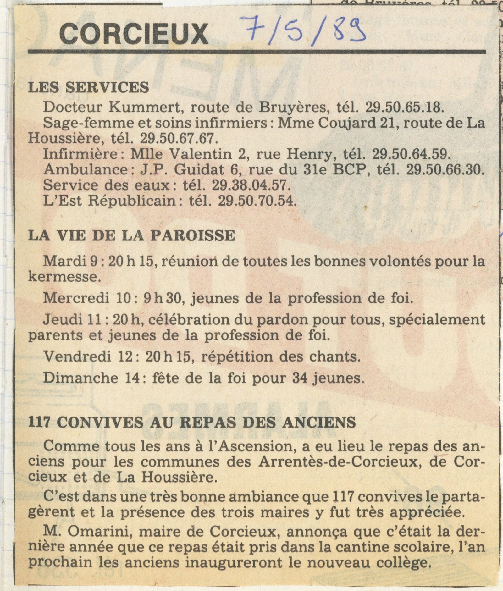 Corcieux 1989