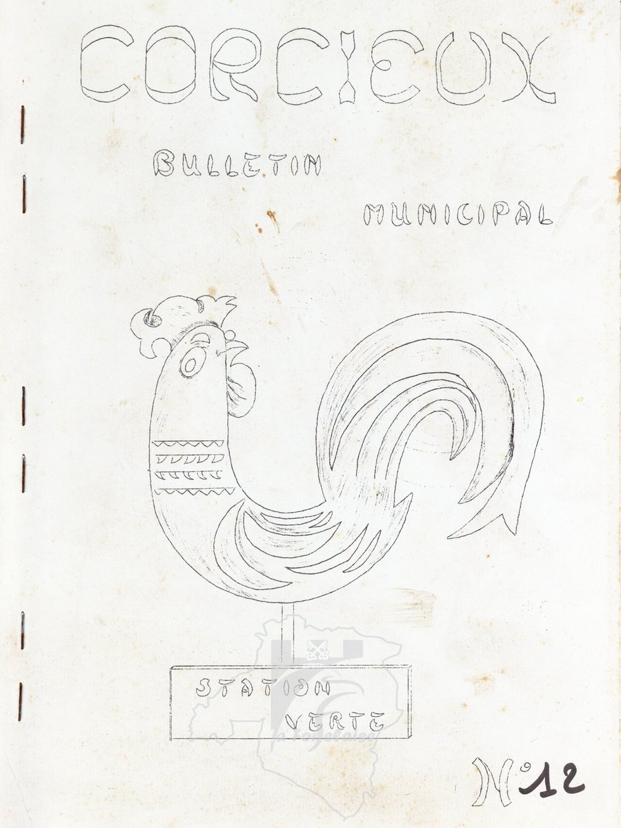 Bulletin municipal de Corcieux n°12 – vie communale 1983-1984