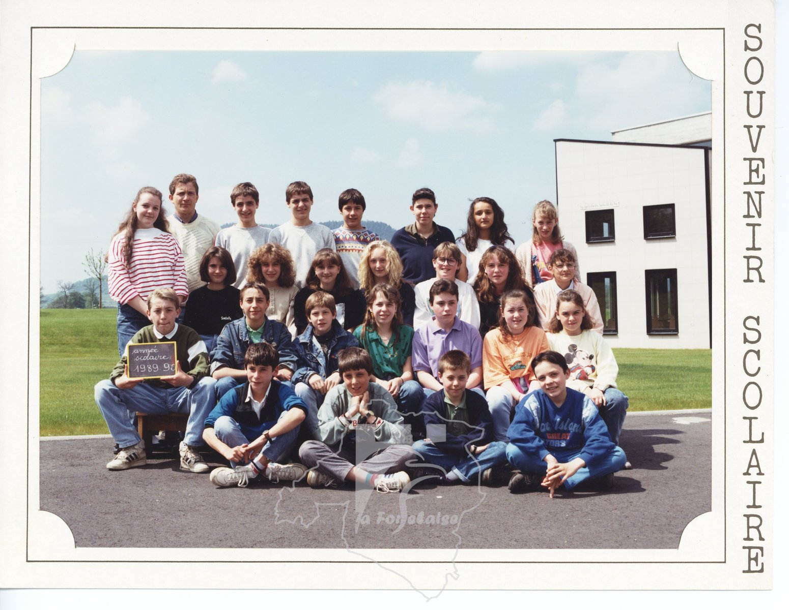 Photo de classe – année scolaire 1989-1990