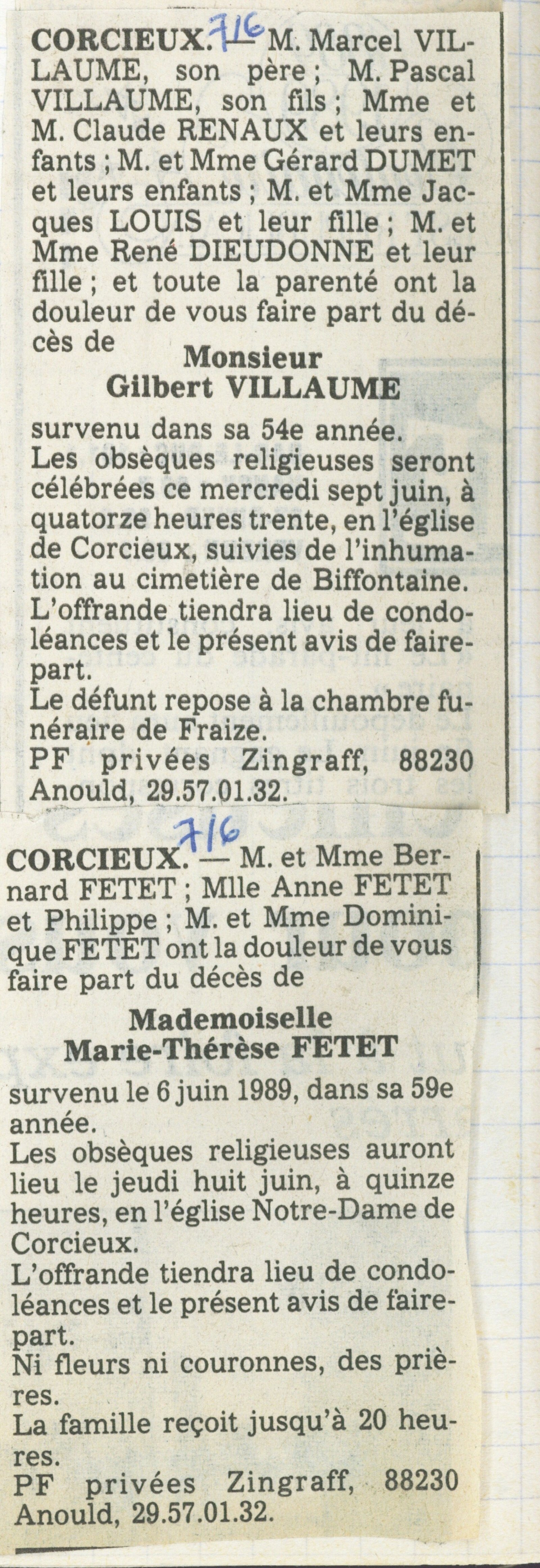Corcieux 1989