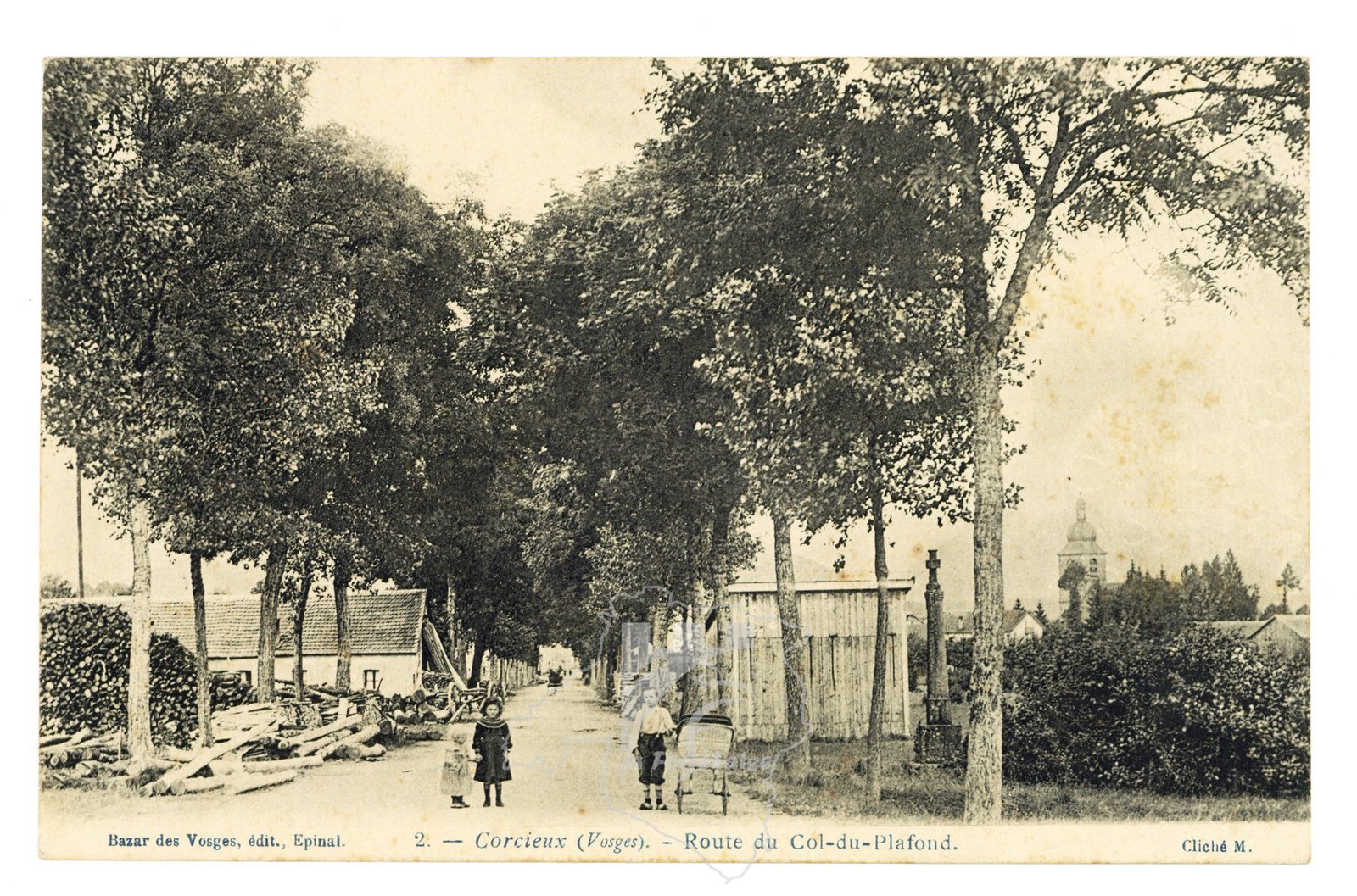 Route du Col-du-Plafond, calvaire et haut-fer de Chéraupont
