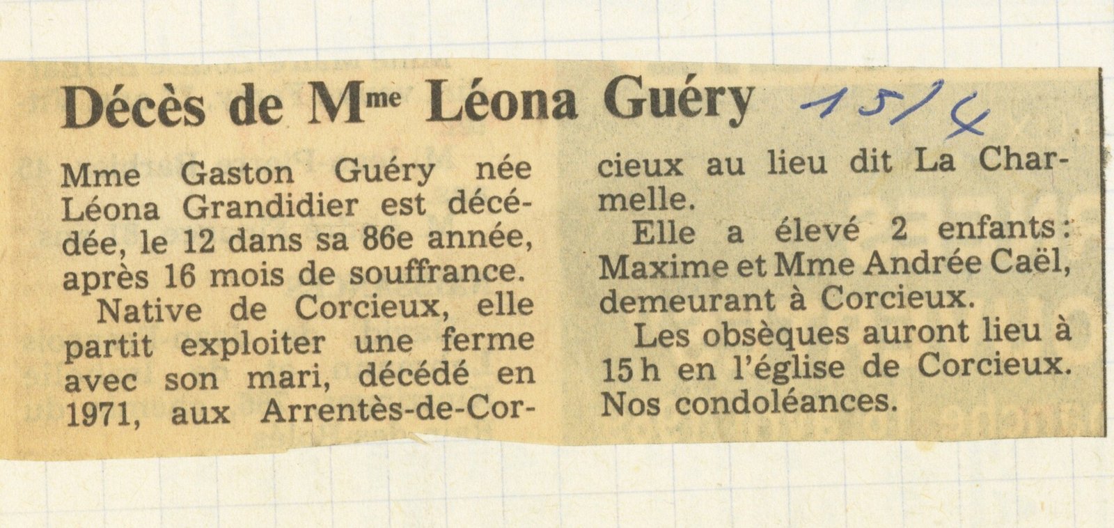 Corcieux 1989