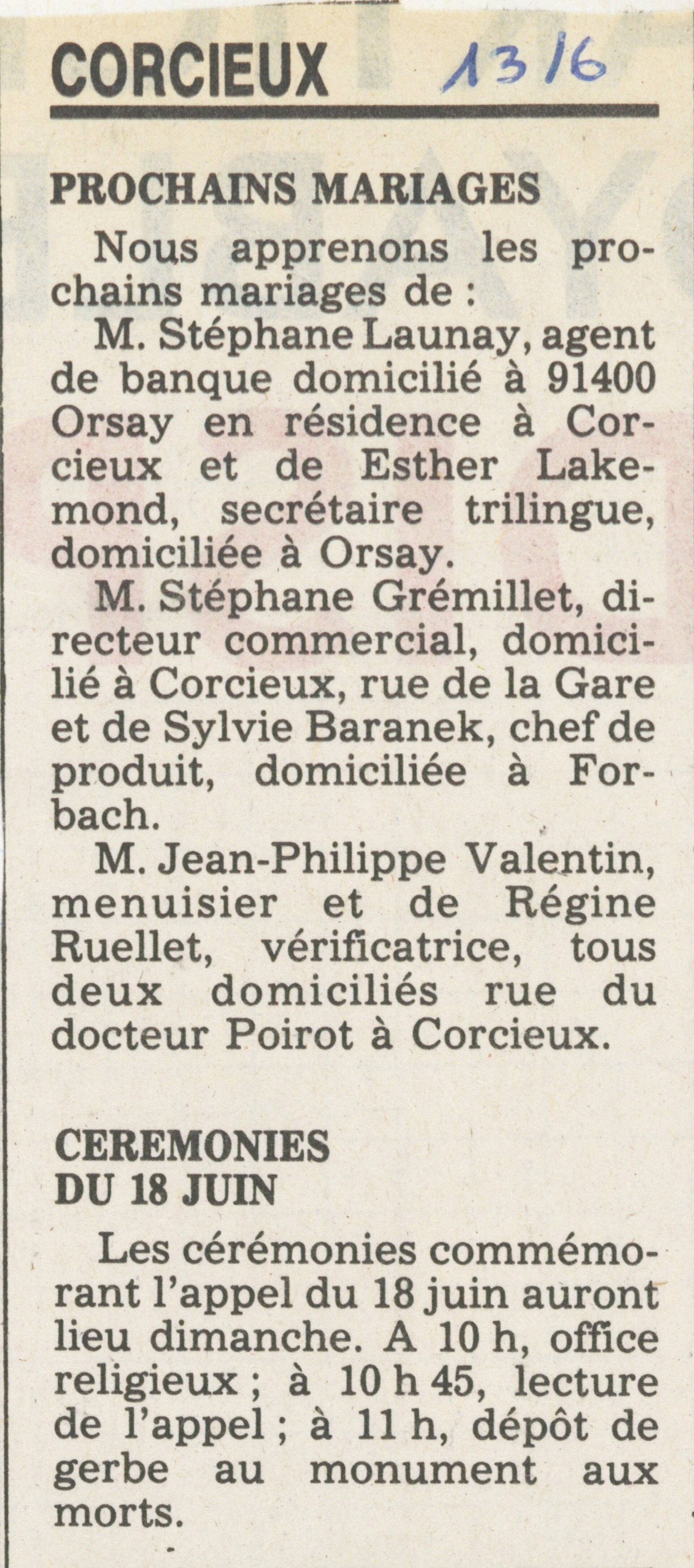 Corcieux 1989