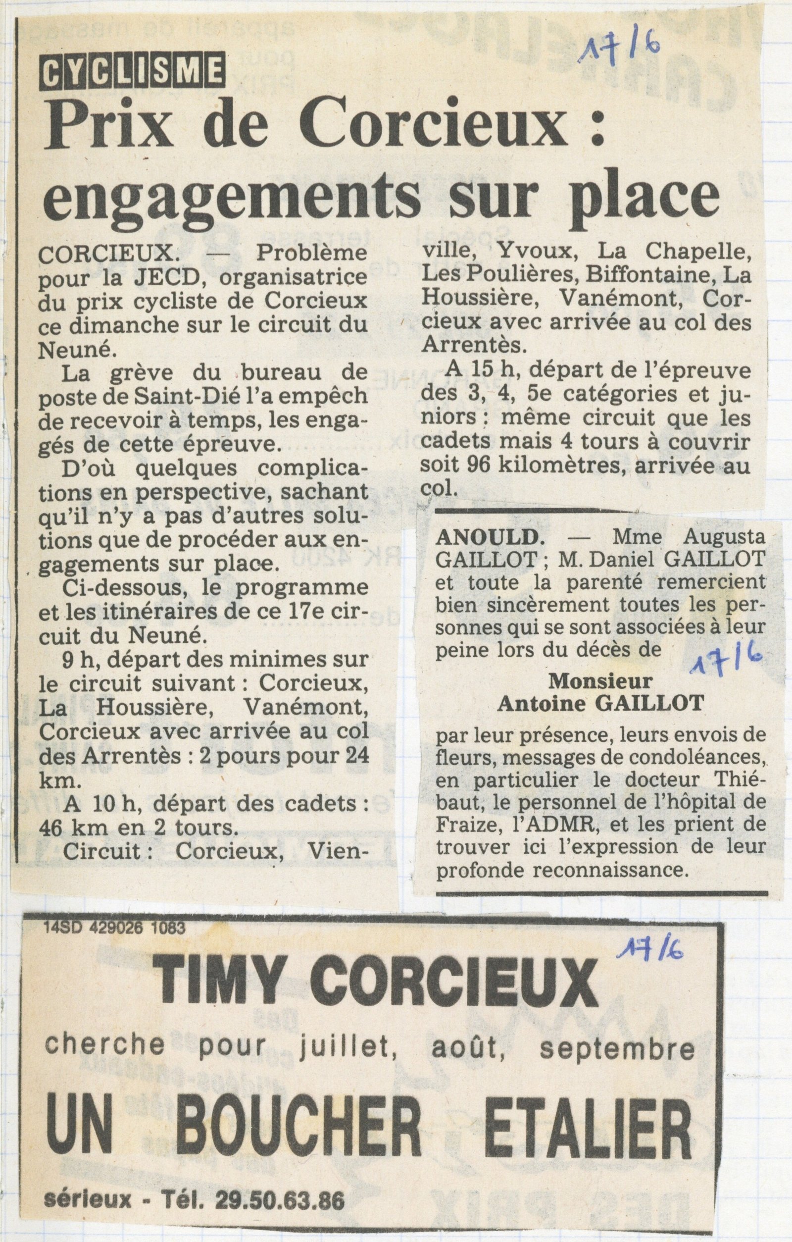 Corcieux 1989