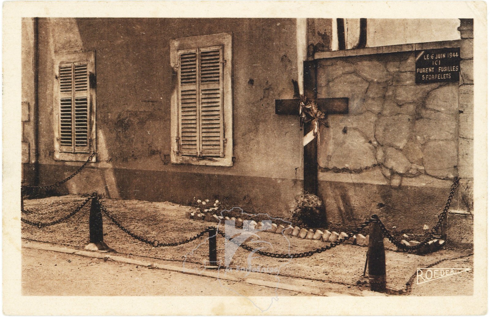 Monument commémoratif des cinq Forfelets fusillés le 6 juin 1944