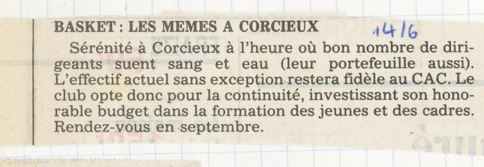 Corcieux 1989
