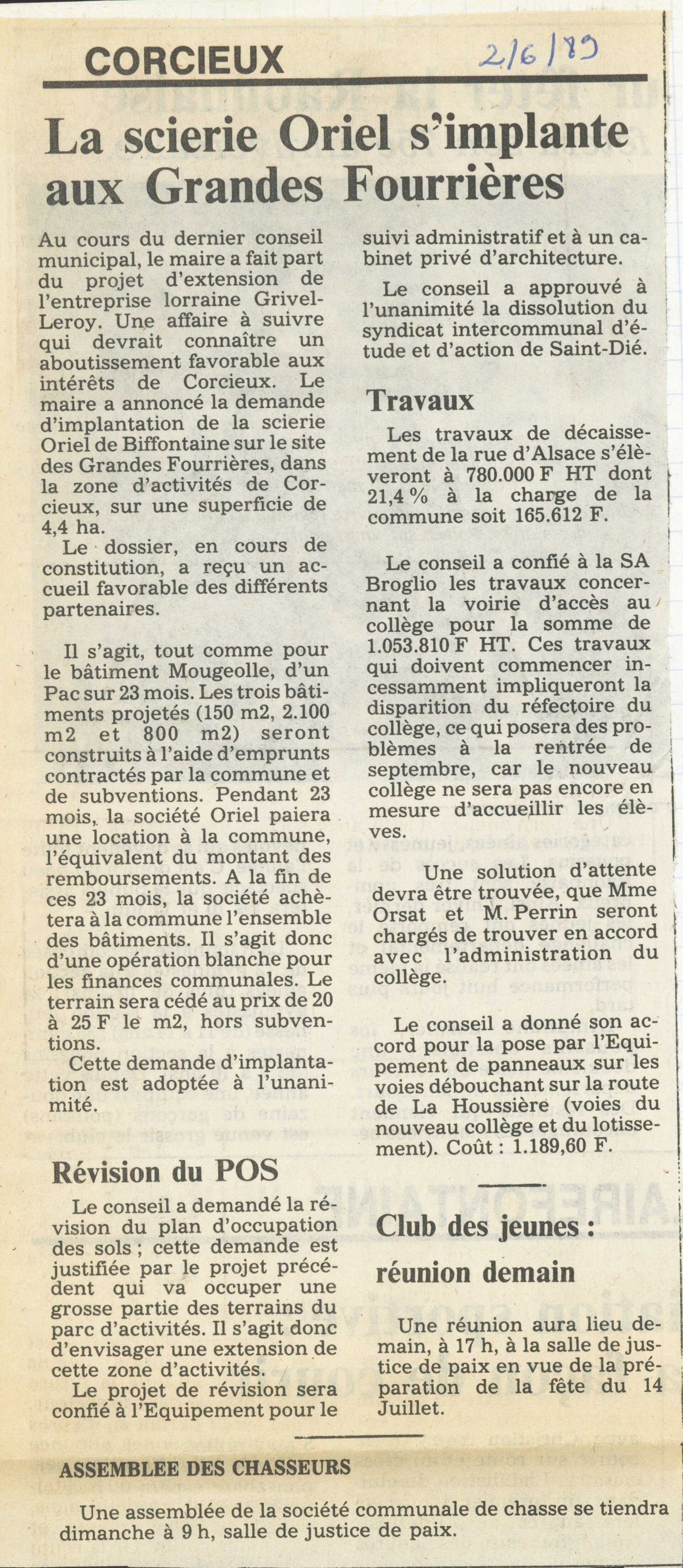 Corcieux 1989