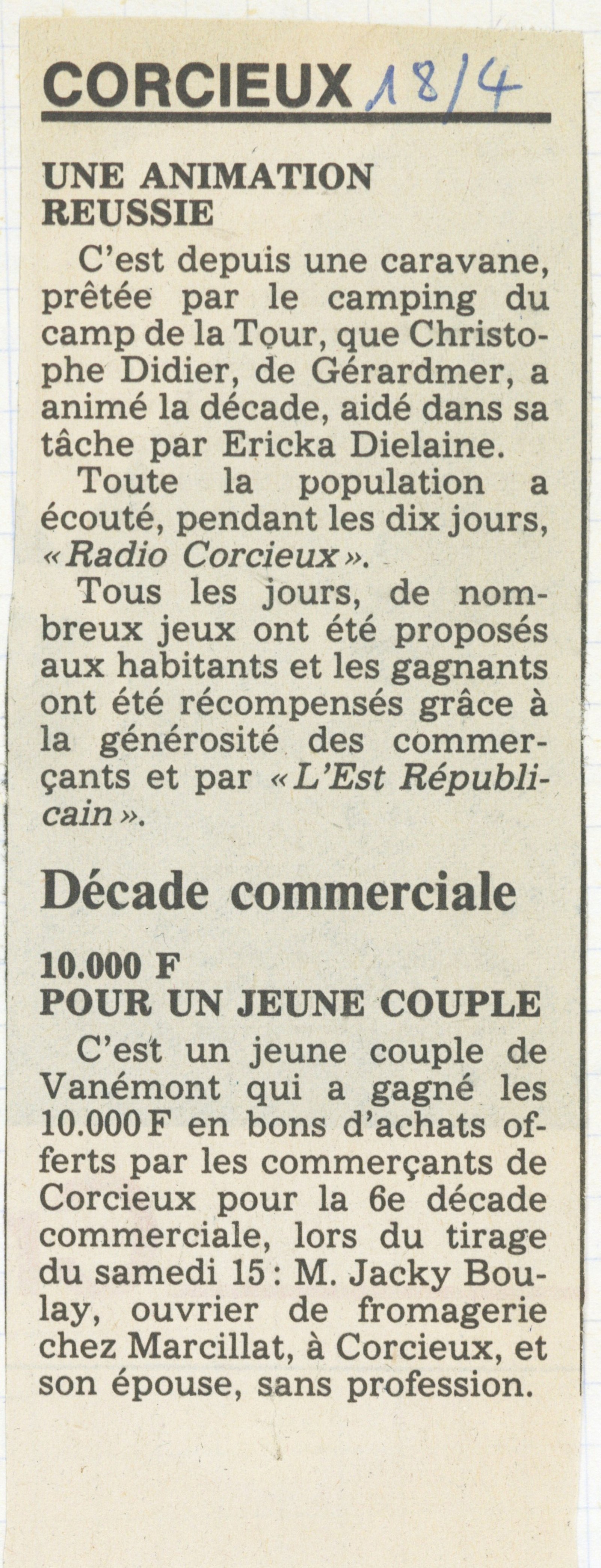 Corcieux 1989