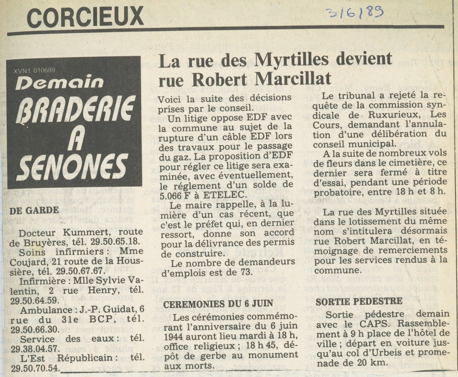 Corcieux 1989